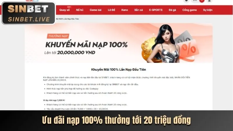 Ưu đãi chào mừng thành viên mới win98 nổ hũ